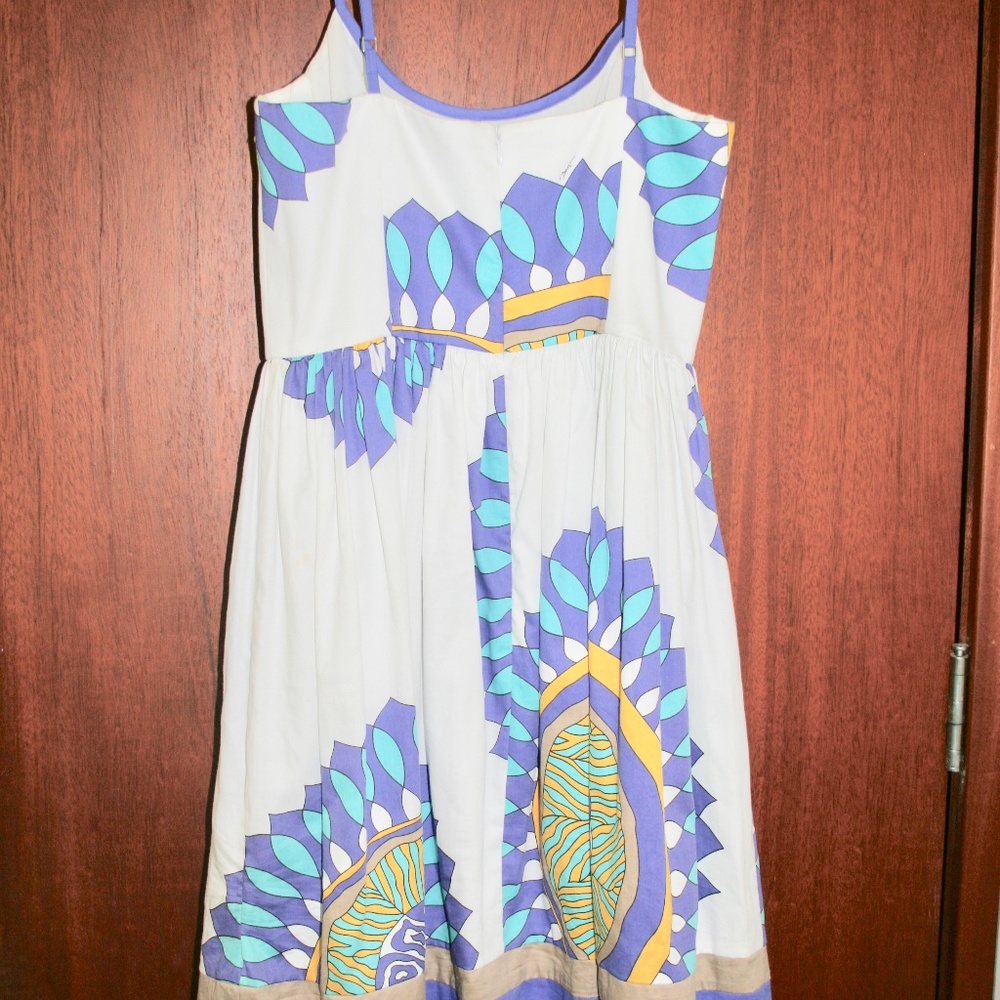 Trina Turk Size 6 Printed Fit/Flare Dress